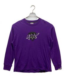 Aape BY A BATHING APE（エーエイプ バイ アベイシングエイプ）の古着「カットソー」｜パープル