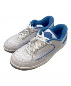 NIKEナイキ）の古着「NIKEAirJordan2RetroLow(ナイキエアジョーダン2レトロロウ)」｜ホワイト×ブルー