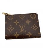 LOUIS VUITTONルイ ヴィトン）の古着「LOUIS VUITTON（ ルイ ヴィトン）ポルトフォイユ・リサ」｜ブラウン×スカイブルー