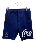 F.C.Real Bristol×Coca Colaエフシーレアルブリストル×コカコーラ）の古着「ハーフパンツ」｜ブルー