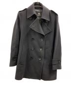 BURBERRY BLACK LABELバーバリーブラックレーベル）の古着「BURBERRY BLACK LABEL（バーバリーブラックレーベル）Pコート」｜ブラック