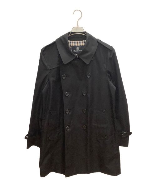 Aquascutum（アクアスキュータム）Aquascutum (アクアスキュータム) ステンカラーコート グレー サイズ:SIZE 40の古着・服飾アイテム