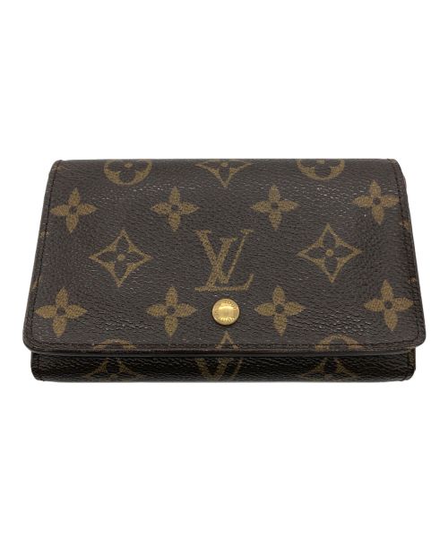 LOUIS VUITTON（ルイ ヴィトン）LOUIS VUITTON (ルイ ヴィトン) ポルトモネ・ビエ・トレゾール ブラウンの古着・服飾アイテム