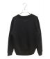 MM6 Maison Margiela (エムエムシックス メゾンマルジェラ) クルーネックスウェット ブラック×シルバー サイズ:SIZE M：11000円