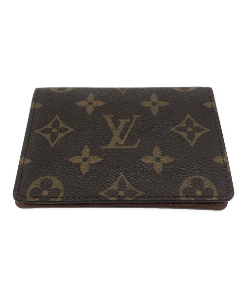 LOUIS VUITTON（ルイ ヴィトン）LOUIS VUITTON (ルイ ヴィトン) ポルト2カルト・ヴェルティカル ブラウンの古着・服飾アイテム