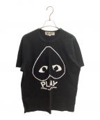 PLAY COMME des GARCONSプレイ コムデギャルソン）の古着「PLAY CDG Tee」｜ブラック×ホワイト