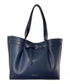 MICHAEL KORSマイケルコース）の古着「Emilia Large Pebbled Leather Tote Bag」｜ネイビー