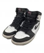 NIKEナイキ）の古着「AIR JORDAN 1 RETRO HIGH OG」｜ブラック×ホワイト