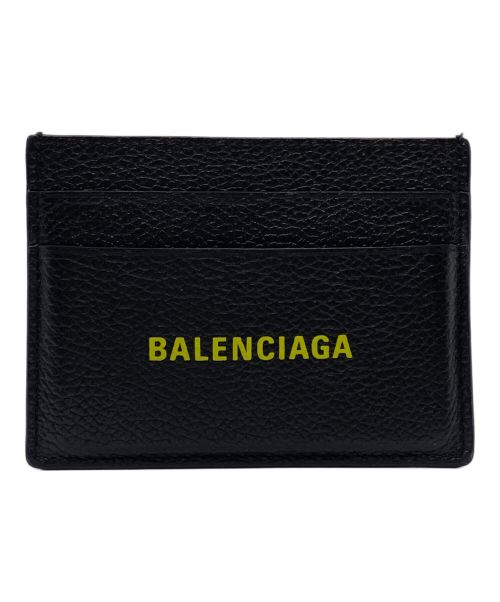 BALENCIAGA（バレンシアガ）BALENCIAGA (バレンシアガ) ロゴ カードケース ブラックの古着・服飾アイテム