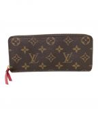 LOUIS VUITTONルイ ヴィトン）の古着「長財布 LOUIS VUITTON（ルイヴィトン）　M60742　ポルトフォイユ・クレマンス」｜フューシャ