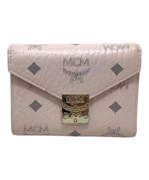 MCM（エムシーエム）MCM (エムシーエム) 3つ折り財布 MCM(エムシーエム) MYSAAPA02QH001 ピンクの古着・服飾アイテム