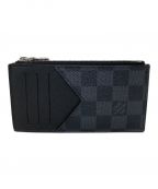 LOUIS VUITTONルイ ヴィトン）の古着「コイン・カードホルダー　Louis Vuitton（ルイヴィトン）　タイガ　M62914」｜ブラック