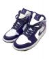 NIKE（ナイキ）の古着「スニーカー　NIKE　Nike Air Jordan 1 Mid　DQ8426-515」｜ホワイト×パープル