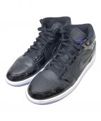 NIKEナイキ）の古着「ハイカットスニーカー　NIKE(ナイキ)　AIR JORDAN 1 MID SE DV1308-004」｜ブラック