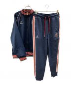 NIKE×Paris Saint-Germainナイキ×パリサンジェルマン）の古着「ジャージセット　NIKE(ナイキ)　PARIS SAINT-GERMAIN」｜ネイビー×レッド