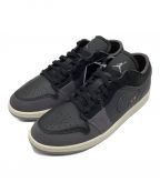 NIKEナイキ）の古着「AIR JORDAN 1 LOW SE CRFT」｜ブラック/セメントグレー