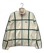 SUPREMEシュプリーム）の古着「GRID TAPING VELOUR JACKET」｜ホワイト×グリーン