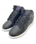 NIKEナイキ）の古着「GS Air Jordan 1 Mid」｜ブラック