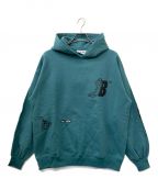 THE BLACK EYE PATCH×GASIUSブラックアイパッチ×ガシアス）の古着「GASIUS HOODIE」｜グリーン