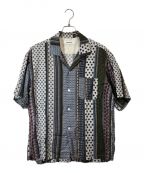 MONKEY TIMEモンキータイム）の古着「ST ETHNIC PATTERN OPEN SHIRT」｜マルチカラー