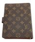 LOUIS VUITTON (ルイ ヴィトン) 手帳カバー ブラウン：18000円