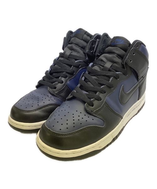 NIKE（ナイキ）NIKE× FRAGMENT DESIGN (ナイキ×フラグメントデザイン) ハイカットスニーカー ブラック×ネイビー サイズ:26の古着・服飾アイテム