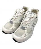 NEW BALANCEニューバランス）の古着「991 MiUK White Silver」｜ホワイト