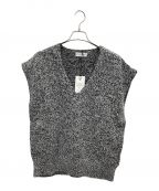 RIM.ARKリムアーク）の古着「Melange knit vest」｜ホワイト×ブラック