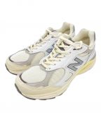 NEW BALANCEニューバランス）の古着「990 V3」｜ホワイト×ベージュ