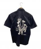 SUPREMEシュプリーム）の古着「Daniel Johnston Twill Work Shirt」｜ブラック