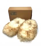 L.L.Beanエルエルビーン）の古着「90s TAN SHAGGY SHEARLING SLIPPERS」｜ベージュ