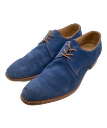 Crockett & Jones（クロケット＆ジョーンズ）の古着「スウェードドレスシューズ」｜ブルー×ブラウン