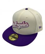 New Era×HOMEGAMEニューエラ×）の古着「Los Angeles Dodgers 大谷翔平　キャップ」｜ホワイト×パープル