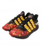 adidas×STREET FIGHTER×BAITOアディダス×ストリートファーターズ×）の古着「スニーカー　LEXICON DALSIM」｜ブラック×イエロー×ブラック