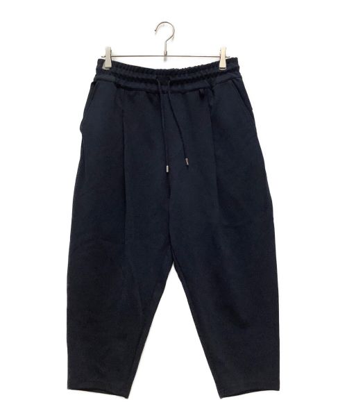 DROLE DE MONSIEUR（ドロール ド ムッシュ）DROLE DE MONSIEUR (ドロール ド ムッシュ) イージーパンツ　CROPPED CARROT PANTS ネイビー サイズ:SIZE Lの古着・服飾アイテム