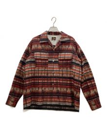 Needles（ニードルズ）の古着「C.O.B. Classic Shirt」｜レッド×オレンジ