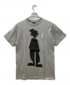 stussyステューシー）の古着「stussy　シャドーマンプリントTシャツ」｜グレー