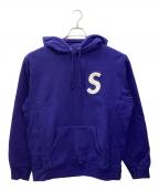 SUPREMEシュプリーム）の古着「Supreme　S LOGO HOODED SWEATSHIRT」｜ブルー