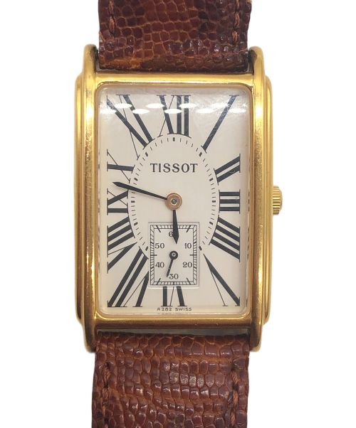 TISSOT（ティソ）TISSOT (ティソ) 腕時計 スモセコ ホワイトの古着・服飾アイテム