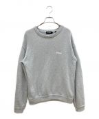 X-LARGEエクストララージ）の古着「STANDARD LOGO CREWNECK KNITニット」｜グレー