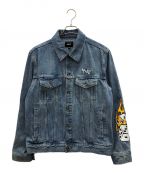 HUFハフ）の古着「DICEY DENIM JACKET」｜ブルー