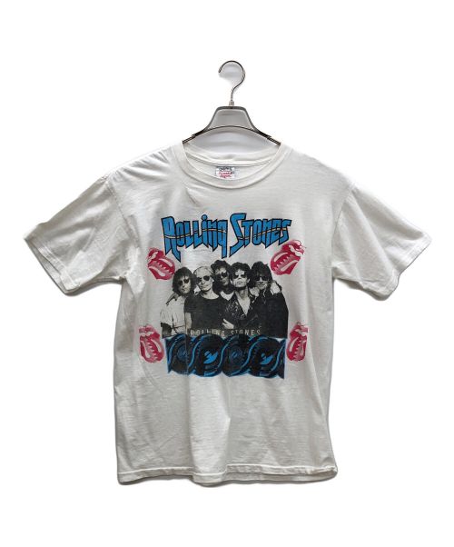 ONEITA（オニータ）ONEITA (オニータ) バンドTシャツ ROLLING STONES ホワイト サイズ:XLの古着・服飾アイテム