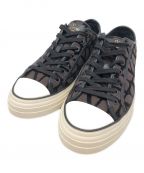 VALENTINO GARAVANIヴァレンティノ・ガラヴァーニ）の古着「スニーカー VALENTINO GARAVANI (ヴァレンチノガラヴァーニ) Monogram Sneaker(モノグラムスニーカー）」｜ブラック×ブラウン