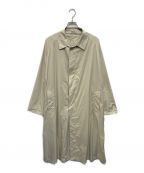 AURALEEオーラリー）の古着「POLYESTER SOUTIEN COLLAR COAT」｜ベージュ