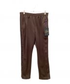 Needles×Wild Life Tailorニードルズ×ワイルドライフテイラー）の古着「Narrow Track Pant」｜ブラウン×ブラック