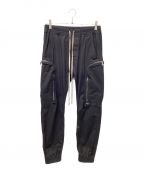 RICK OWENSリックオウエンス）の古着「20SS TECUATL CARGO JOG PANTS」｜ブラック