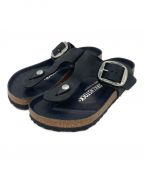 BIRKENSTOCKビルケンシュトック）の古着「Gizeh Big Buckl/ギゼービッグバックル」｜ブラック