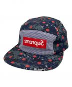 COMME des GARCONS SHIRT×SUPREMEコムデギャルソンシャツ×シュプリーム）の古着「Camp Cap BOXロゴ デジカモキャップ」｜ネイビー