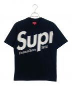 SUPREMEシュプリーム）の古着「SUPREME 21SS Intarsia Spellout S/S Top」｜ブラック