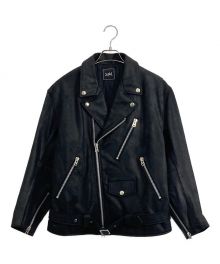 X-GIRL（エックスガール）の古着「DOUBLE RIDERS JACKET/ダブルライダースジャケット」｜ブラック